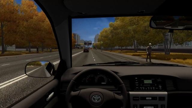 Езда по городу на Toyota Corolla (City Car Driving 1.5.9) смотреть онлайн