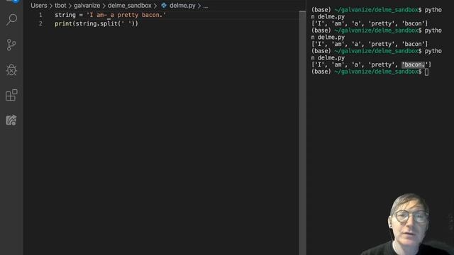 String Functions and Methods the split method смотреть онлайн
