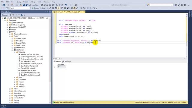 15 شرح العمل مع دوال التوقيت و التواريخ في قواعد البيانات Date/Time Functions In SQL Server смотреть онлайн