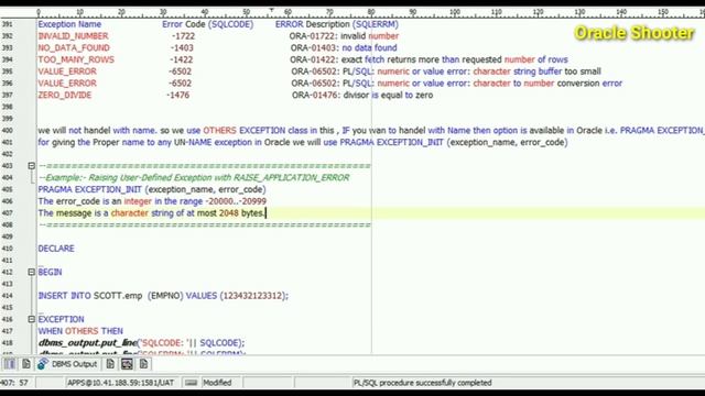 PL/SQL Tutorial #20: PRAGMA EXCEPTION INIT Concept ( in very simple words) смотреть онлайн