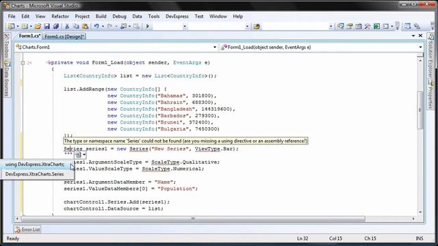 WinForms Charts - How to Custom Paint Series смотреть онлайн