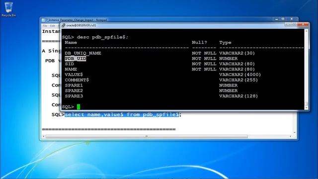 Oracle DB 12c - Instance Parameter Change Impact смотреть онлайн