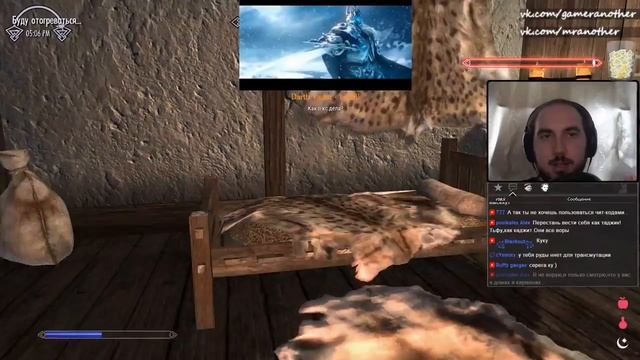 Skyrim - ЛЕГЕНДАРНАЯ СЛОЖНОСТЬ + СОН/ЕДА/ЖАЖДА (Котик выживает) смотреть онлайн