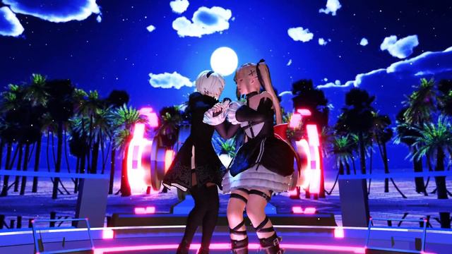 【DOA-MMD】iMarine DeepBlueTown he Oideyo Marie Rose&2B NieR Automataアイマリンプロジェクト смотреть онлайн