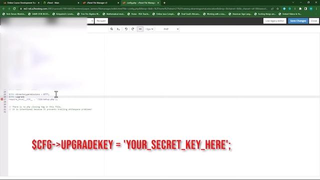 How to secure your Moodle site by adding a Moodle Upgrade Key смотреть онлайн