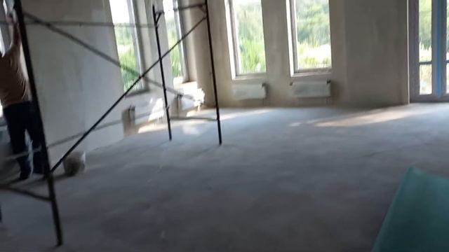 Строительство Краевой Соборной мечети г.Перми,  внутренние работы,  шпаклёвка.