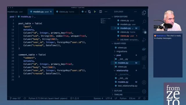 Live Coding: Working on the QuartFeed Message Post смотреть онлайн