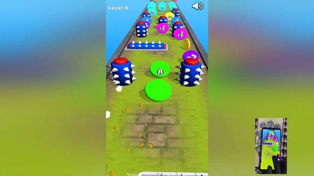 2048 Balls Game 3D - Ball Run - Gaemplay Walkthrough (update Ver 3.9)