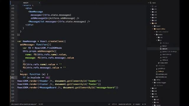 React Quickly Chapter 6 Project: Message Board with Reflux, Express and React 2 смотреть онлайн
