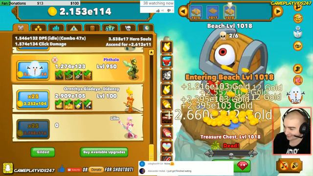 Clicker Heroes Walkthrough Guide: Pt 379 - GRIND NIGHT TUESDAY! - PC Gameplay смотреть онлайн