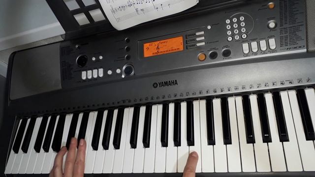 Утомлённое солнце.Как играть на синтезаторе. смотреть онлайн