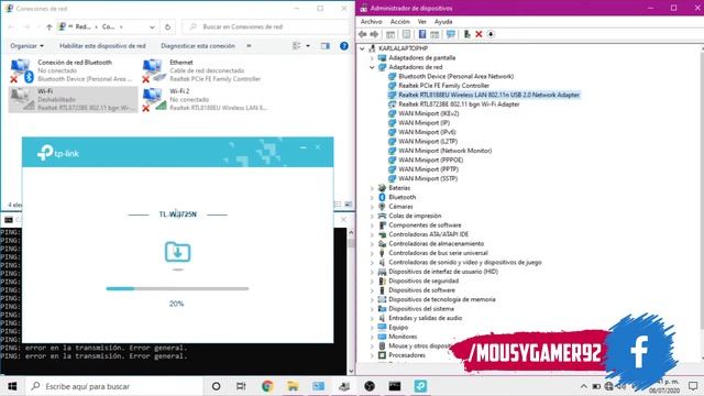 Como Instalar Adaptador USB WiFi TP-Link TL-WN725N | Configurar y Conectar Windows 7 8 8.1 10 XP смотреть онлайн