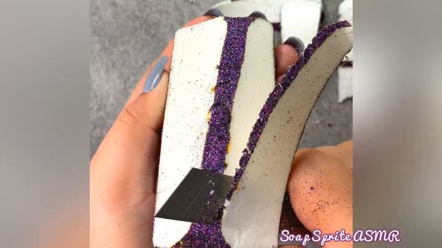 Glittery Soft Soap Cutting ASMR - Relaxing Sounds смотреть онлайн