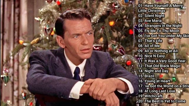Frank Sinatra Christmas Music ☯ Carols | Songs | Rat Pack | Blue Eyes смотреть онлайн