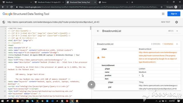 OpenCart iExtend SEO Guru (Structure Schema) смотреть онлайн