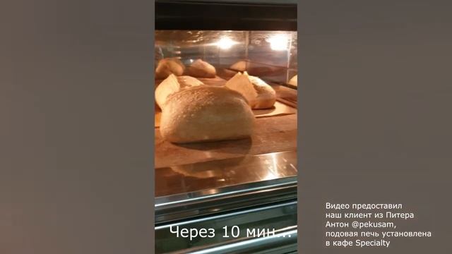 Выпечка хлеба и пиццы в подовой печи ППЭ-800 от Тулаторгтехника смотреть онлайн