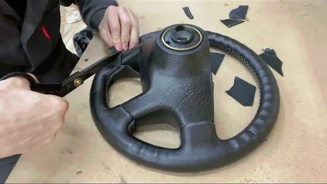 Перетяжка руля Volkswagen Passat B3, финал смотреть онлайн