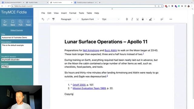 TinyMCE 6.2 - Merge Tags, Footnotes, Autocorrect & More! смотреть онлайн
