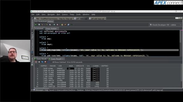 Robert Marz: “Polymorphic Table Functions und Qualified Expressions” смотреть онлайн