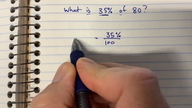 What is 35% of 80? смотреть онлайн