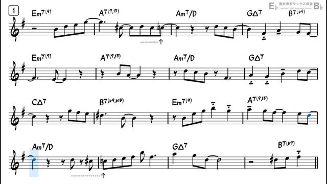 Isn't She Lovely - Easy Solo Example for Tenor Sax (Take -1 , Very Easy) смотреть онлайн