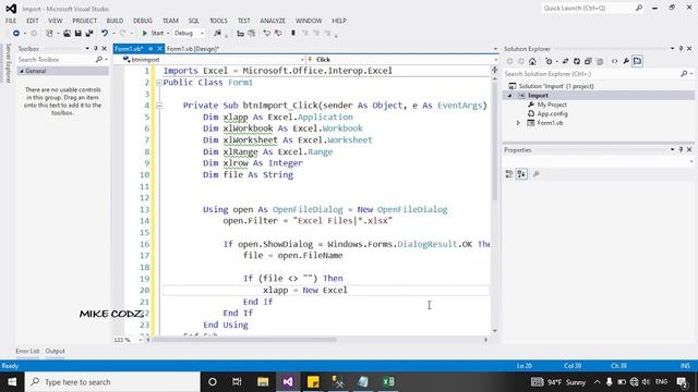 How to Import Excel file into datagridview - VB.net #datagridview смотреть онлайн