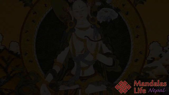 Goddess White Tara Thangka смотреть онлайн