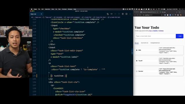 Fixing a v-model Bug in a List with Vue.js смотреть онлайн