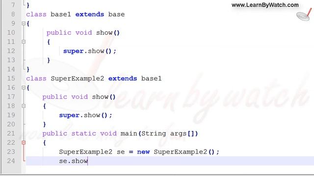 What is Super keyword (Example2) | Learn JAVA with Practical Examples | Vineet Agrawal смотреть онлайн