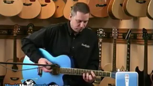 Washburn Acoustic/Electric Guitar EA16 Demo смотреть онлайн