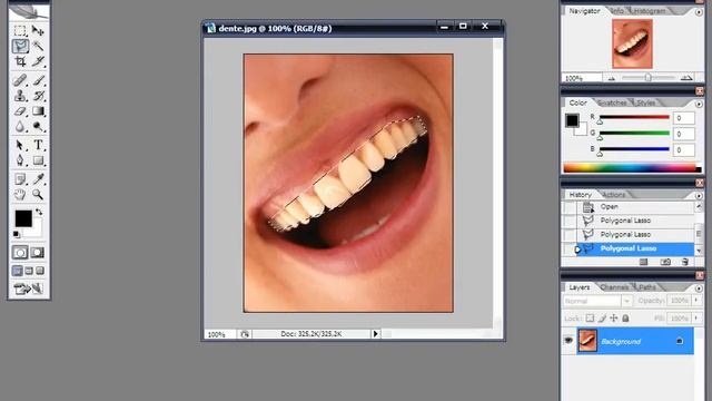 Clareamento dental Photoshop CS2 e CS3 смотреть онлайн