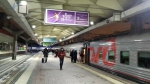 Поездка на поезде №28 Москва-Окт.(Ленинградский вокзал) - Санкт-Петербург-Главный(Московский вокзал