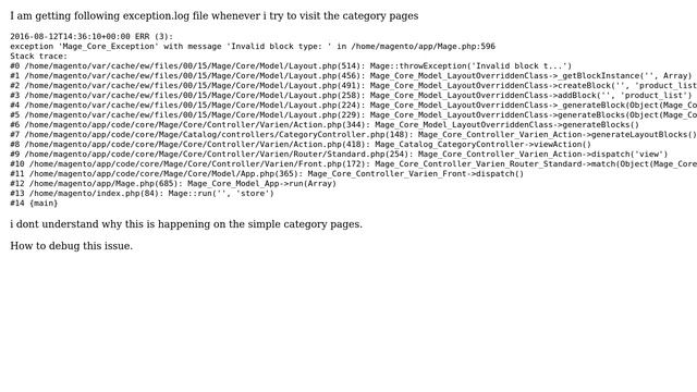 Magento: Invalid block type "product_list" in Magento Category Pages смотреть онлайн