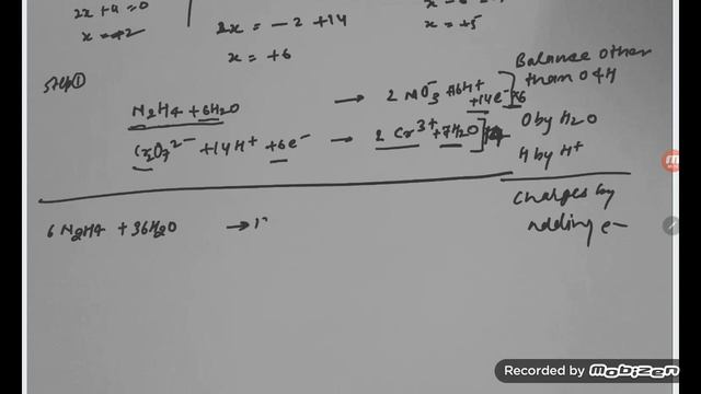 Balance N2H4 + Cr2O72- = NO3- + cr3+ by ion electron methods смотреть онлайн