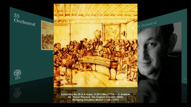 W.A. Mozart - Symphony No.29 in A major, K.201 (dir. Trevor Pinnock, 1993-95) смотреть онлайн