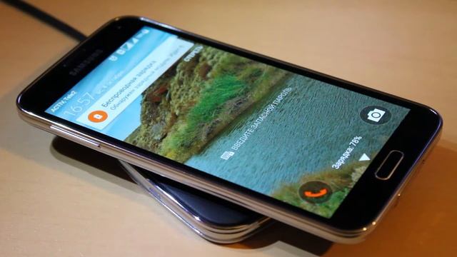 Беспроводная зарядка на примере Galaxy S5 смотреть онлайн