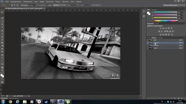 [Photoshop] Делаем 3D эффект смотреть онлайн