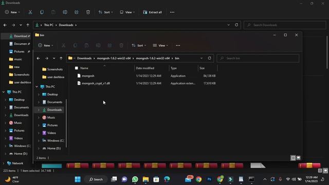 How download and install MongoDB and set environment path in window 11 or 10 #mongodb #nodejs смотреть онлайн