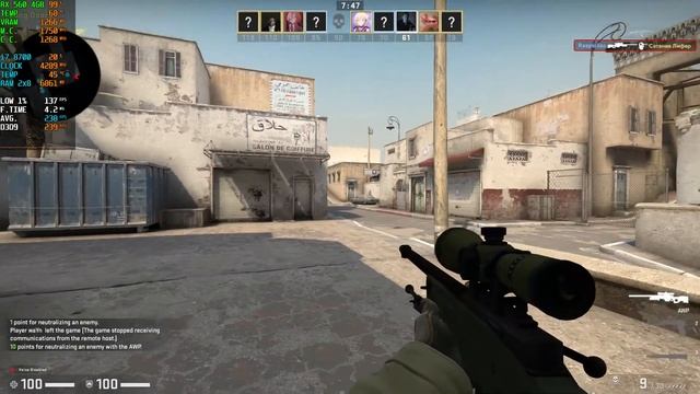 CS GO - RX 560 4GB смотреть онлайн