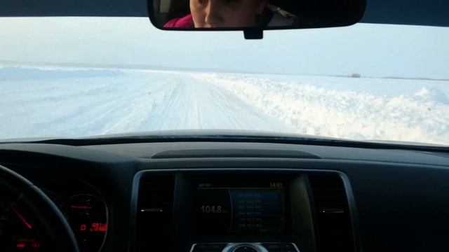 Наш крутой зимник в хмао