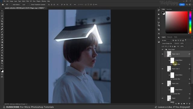 Glowing Effect - Photoshop Tutorial | Glow Effect in Photoshop (Easy) смотреть онлайн