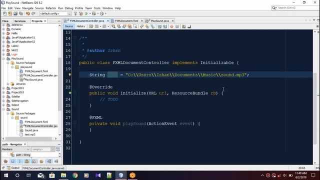 JavaFX Playing Sound Clips | Netbeans | Scene Builder смотреть онлайн