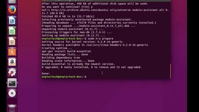 Installing VirtualBox Guest Addition in Ubuntu 15.10 смотреть онлайн