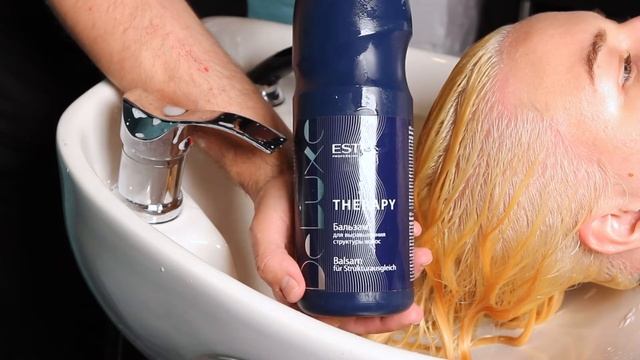 Идеальный блонд с розовыми прядями на ESTEL смотреть онлайн