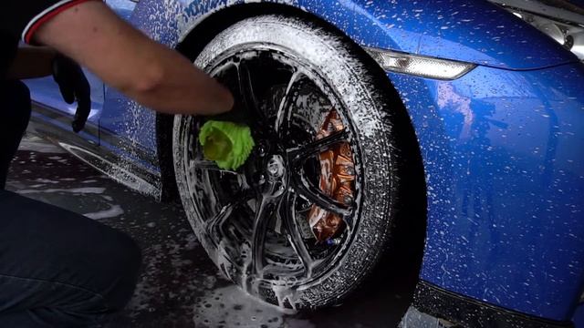 NISSAN GT-R Track edition - wheel cleaning - ASMR - Driven Detailing смотреть онлайн