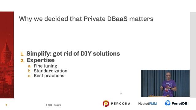 Private DBaaS: Why you Need it, How to Build It, Sergei Pronin - Percona - Percona University смотреть онлайн