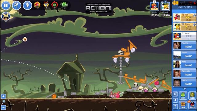 Angry Birds Friends | Halloween Tournament | Week 77 | Level 4 | November 4th 2013 смотреть онлайн