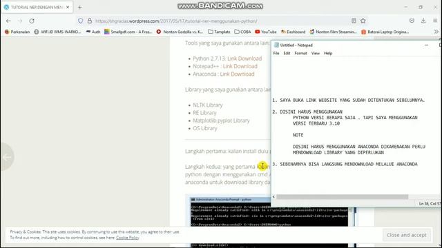 UAS TEXT MINING NAMED ENTITY RECOGNITION (NER) MENGGUNAKAN PYTHON смотреть онлайн