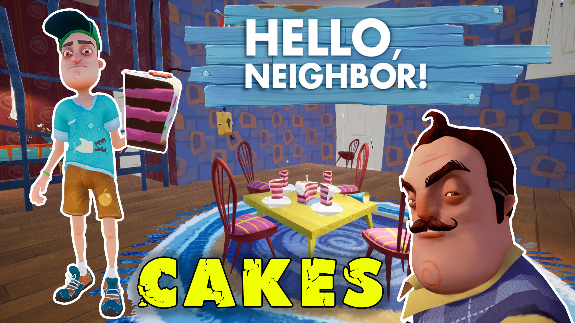 Привет Сосед где найти все тортики| Hello Neighbor cakes смотреть онлайн