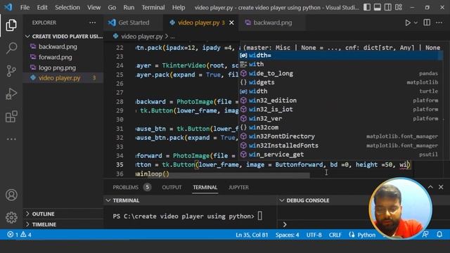 Python Video Player Using Tkinter | How to Make a Video Player in Python Tkinter? | Simplilearn смотреть онлайн